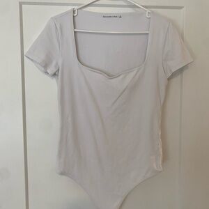 Abercrombie & Fitch Light Gray Bodysuit